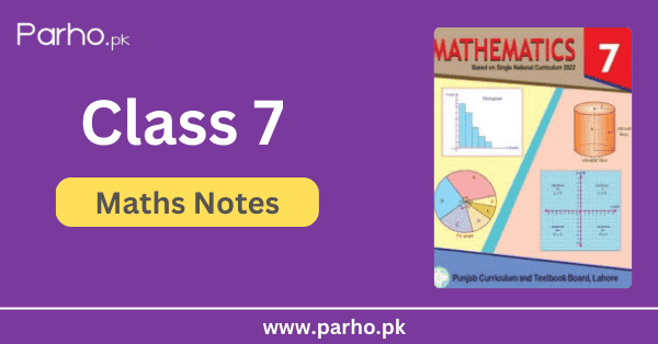 Class 7 Maths Notes with Handwritten Guide Solutions PDF