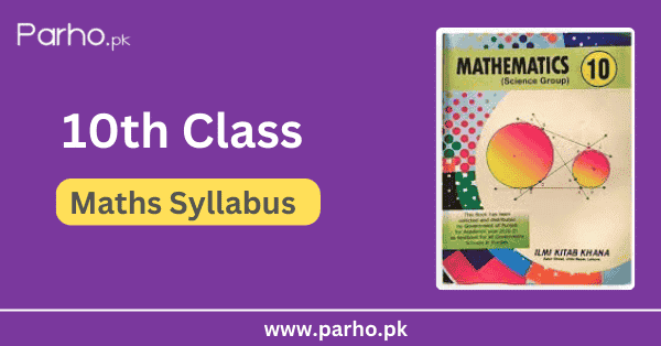 10th Class Maths Syllabus 2025 Punjab Board PDF